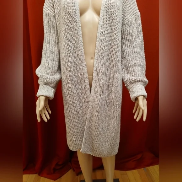 Time Tru Cardigan Sweater Lavender L (12-14) - Picture 4 of 7